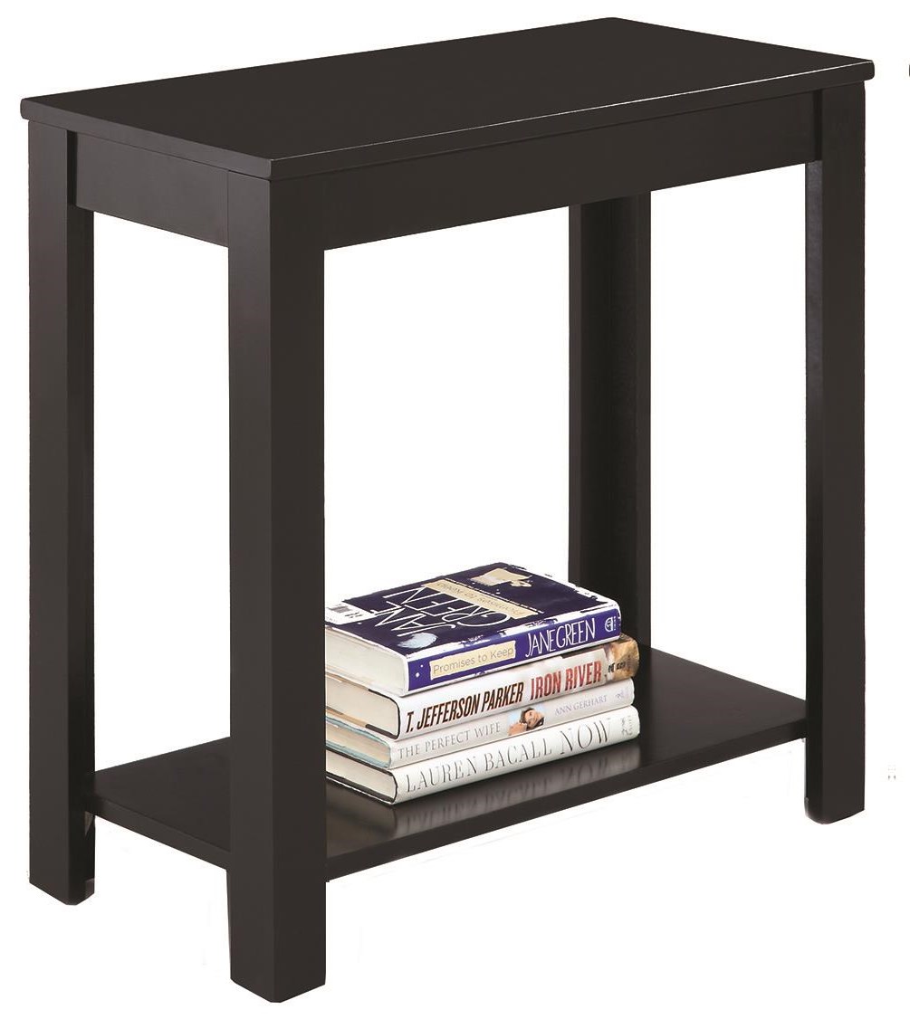 Chairside Table W/Inlay Shelf